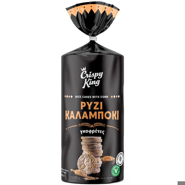 Τραγανές Ρυζογκοφρέτες Crispy King με Καλαμπόκι 100γρ