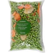Garden peas with carrots & artichokes 1.5kg                