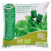 Ardo Organic Leaf spinach portions 600g                 