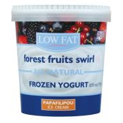 Papafilipou Frozen yoghurt forest fruit swirl ice cream 850 ml