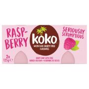 Koko Dairy Free Raspberry yogurt alternative 2 x 125g