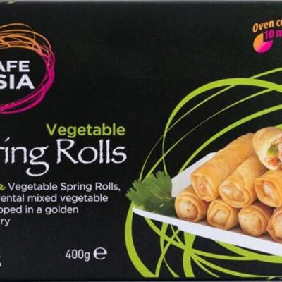 Mini vegetable spring rolls 400g