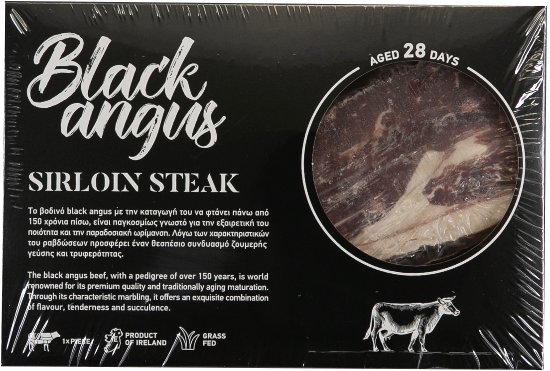 Irish Black Angus Sirloin Steak 160gr Irish Black Angus Sirloin Steak 160gr