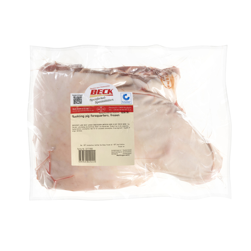 Suckling pig forequarter 3200g Suckling pig forequarter 3200g