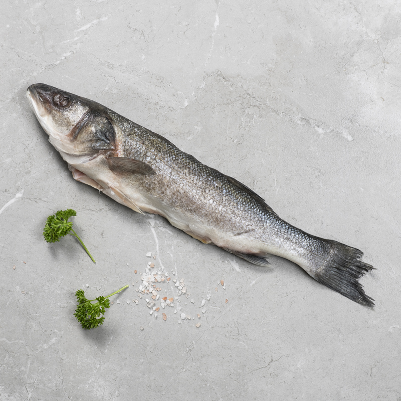 Seabass gutted & descaled 600g Seabass gutted & descaled 600g