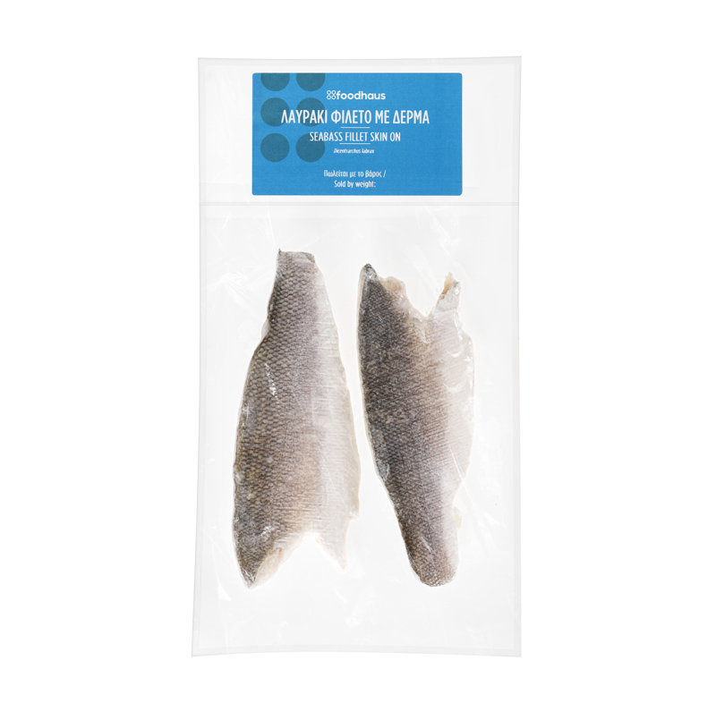 Seabass fillet skin on 400g Seabass fillet skin on 400g