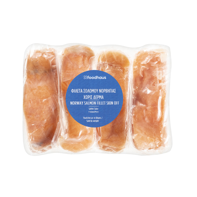 Norway Salmon fillets - skin off 4 pieces 800g Norway Salmon fillets - skin off 4 pieces 800g