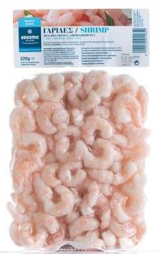 Edesma Atlantic shrimps 150/250 220g Edesma Atlantic shrimps 150/250 220g