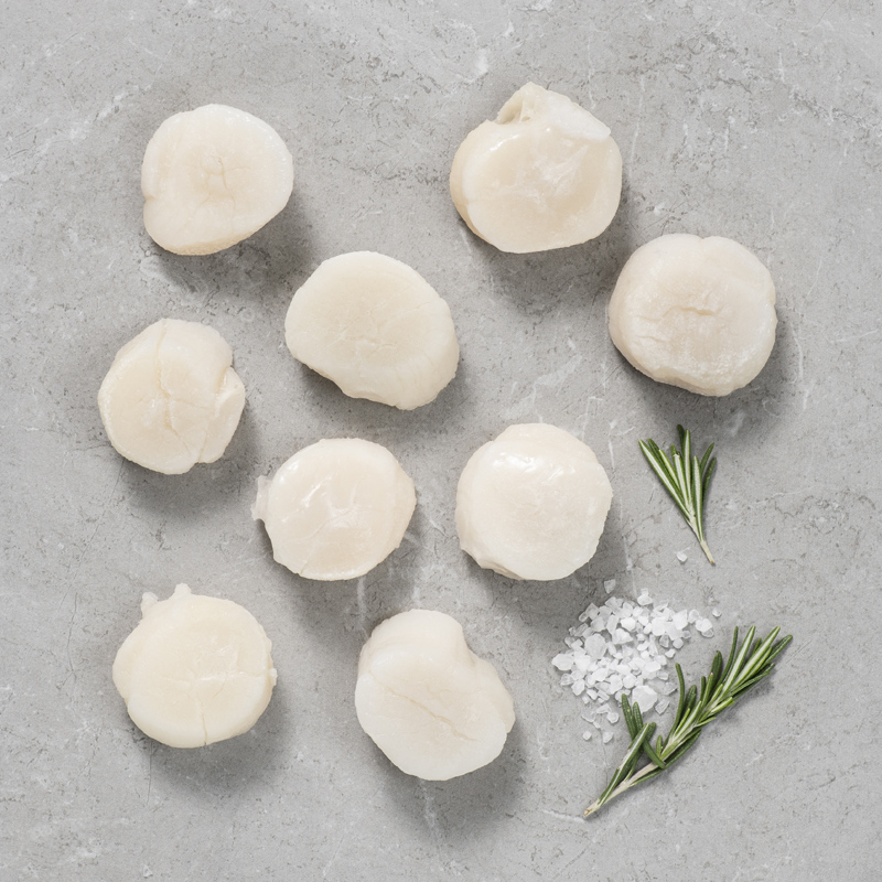 Raw scallops 375g Raw scallops 375g
