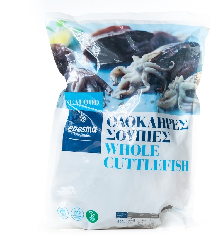 Edesma Whole cuttlefish 100/200 800g Edesma Whole cuttlefish 100/200 800g