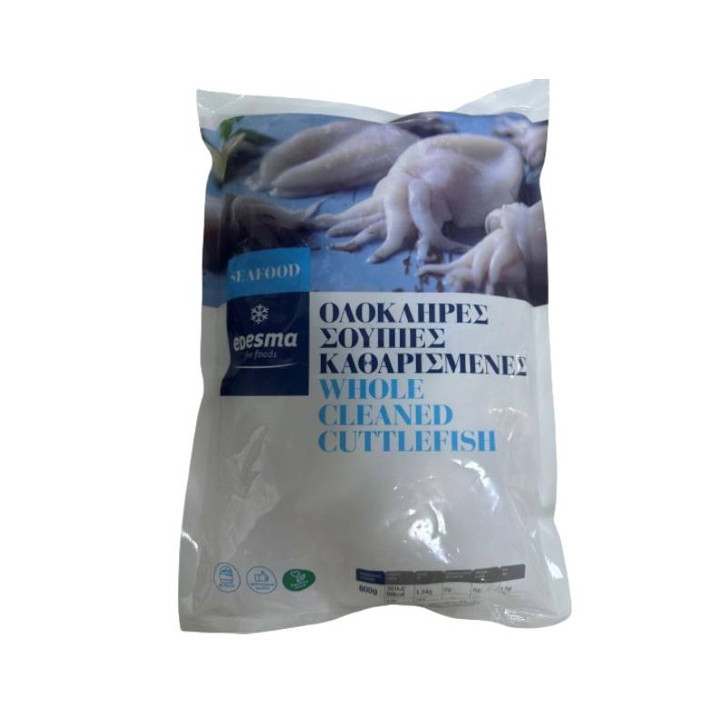 Whole cleaned cuttlefish 13/20 800g Whole cleaned cuttlefish 13/20 800g