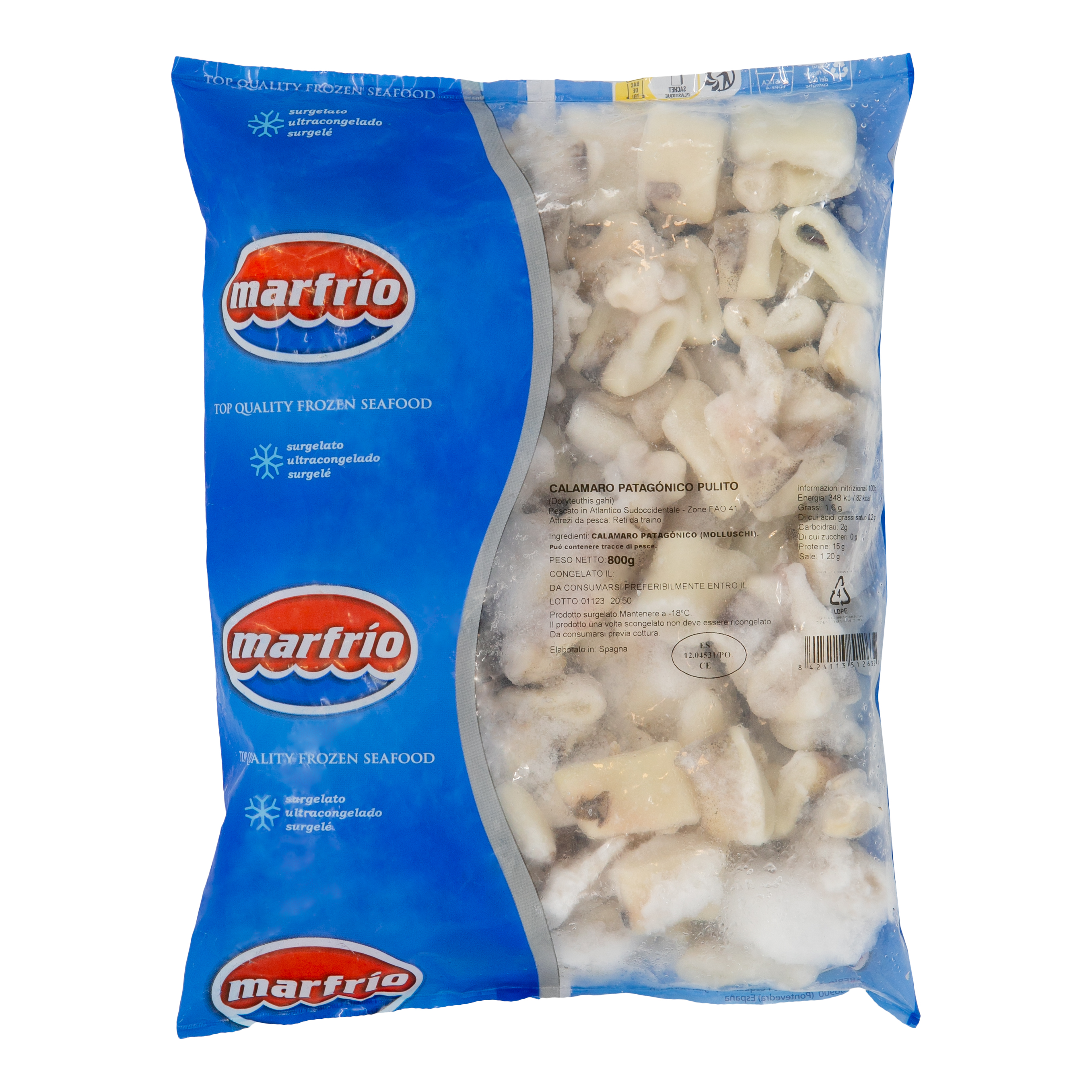 Patagonian Squid Slices 800g Patagonian Squid Slices 800g