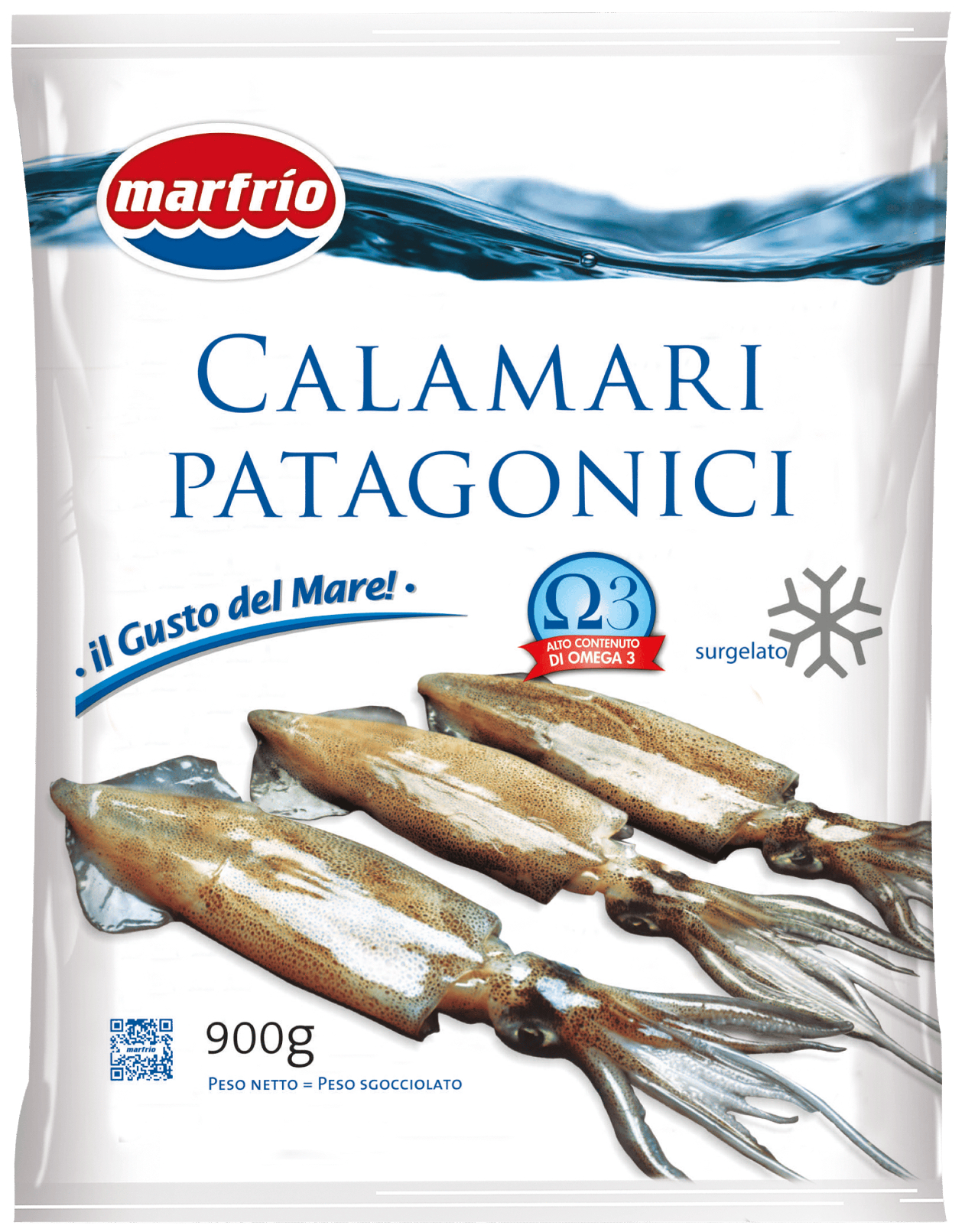 Patagonian squid 900g Patagonian squid 900g