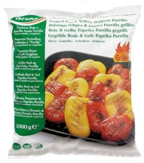 Ardo grill red & yellow peppers 1kg Ardo grill red & yellow peppers 1kg