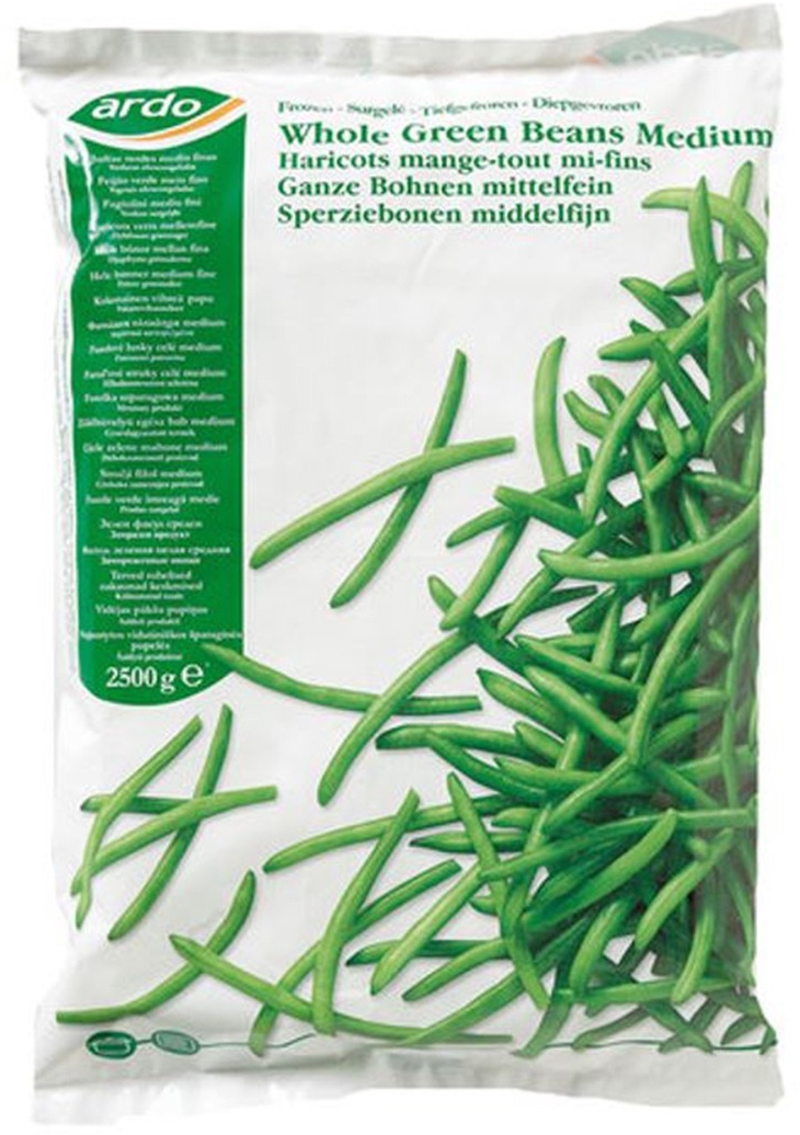 Ardo Whole green Beans Medium 2.5kg Ardo Whole green Beans Medium 2.5kg
