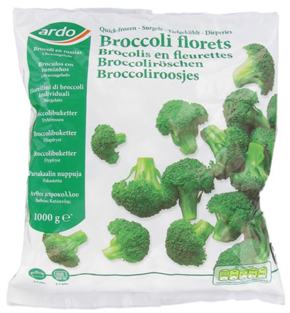 Ardo Broccoli Florets 1kg Ardo Broccoli Florets 1kg