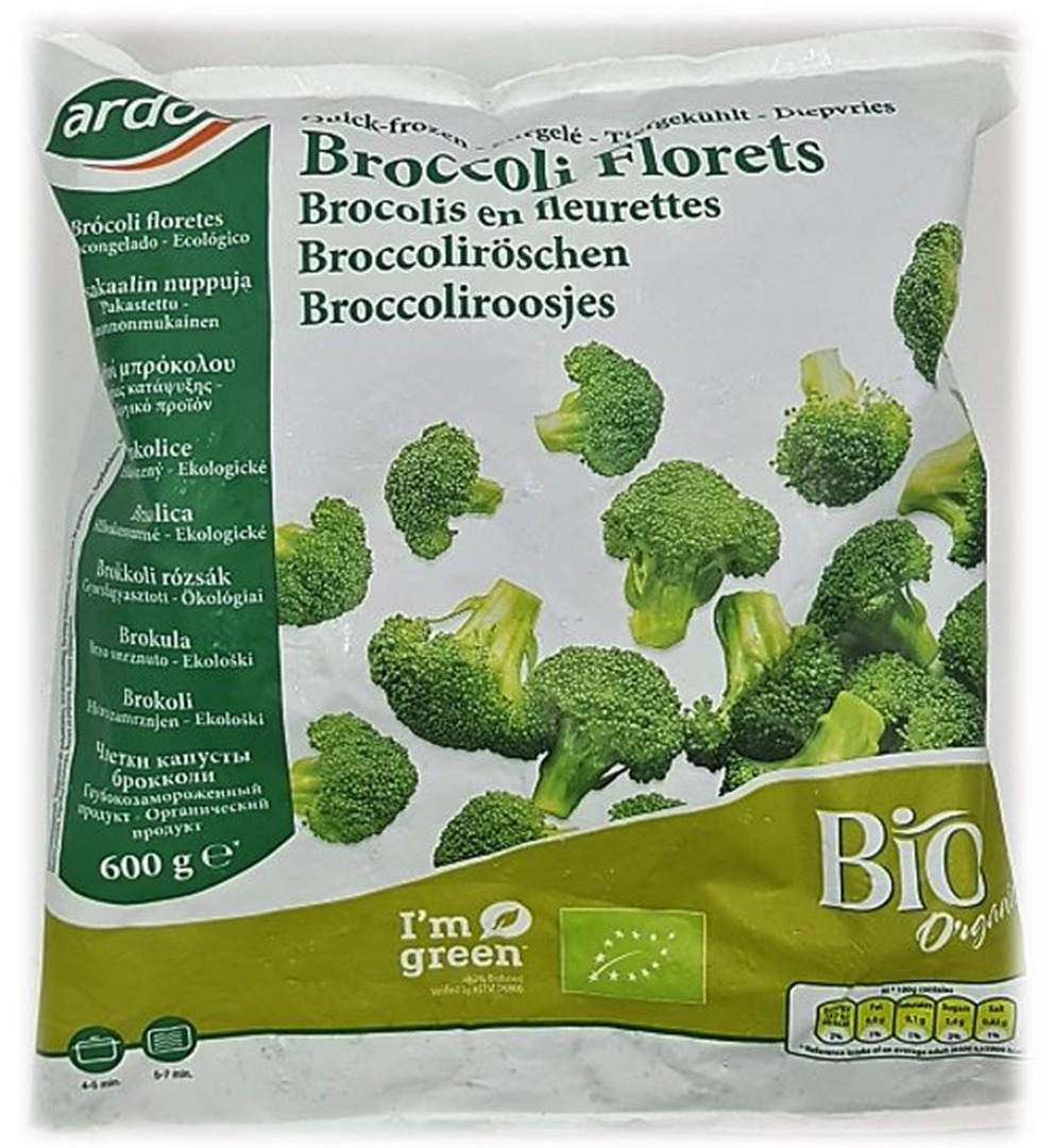 Ardo Bio Broccoli Florets 600g Ardo Bio Broccoli Florets 600g