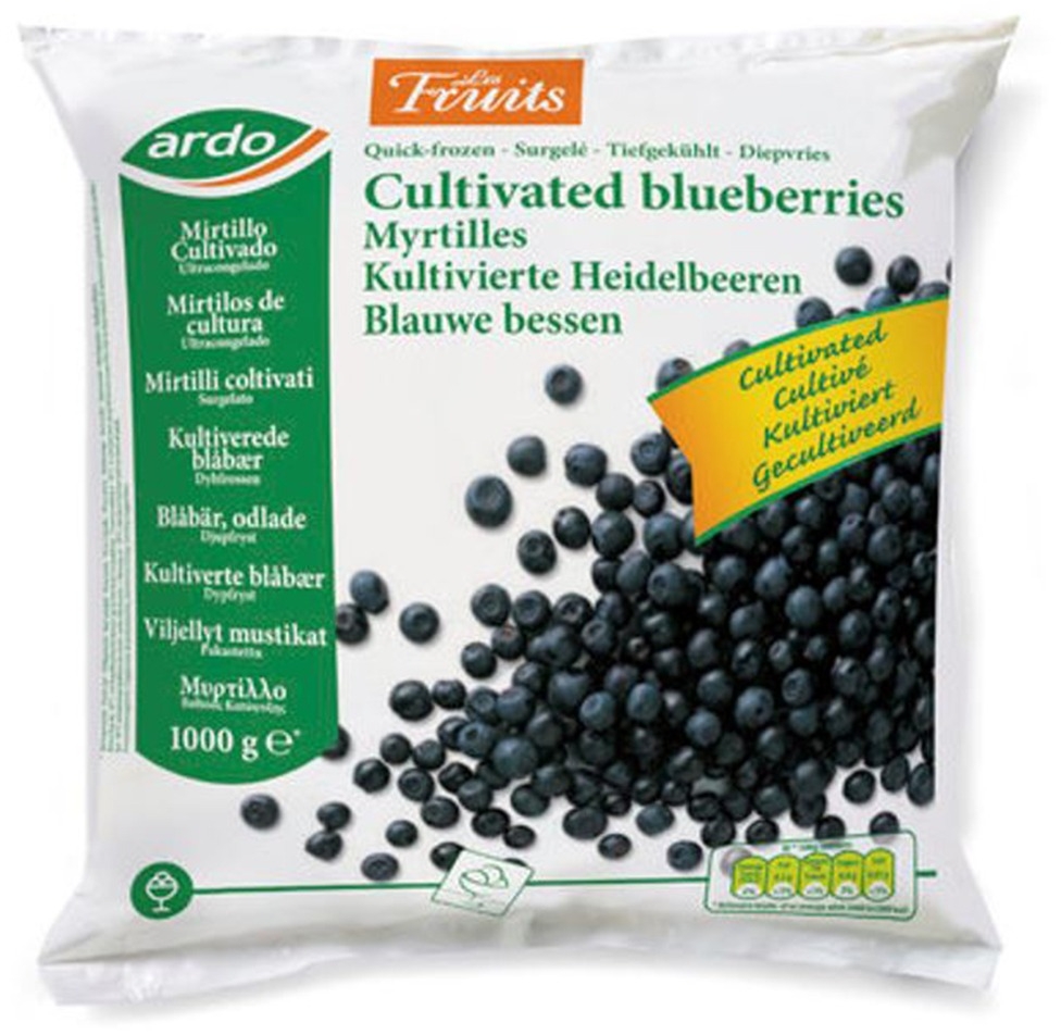 Ardo Blueberries 1000g Ardo Blueberries 1000g