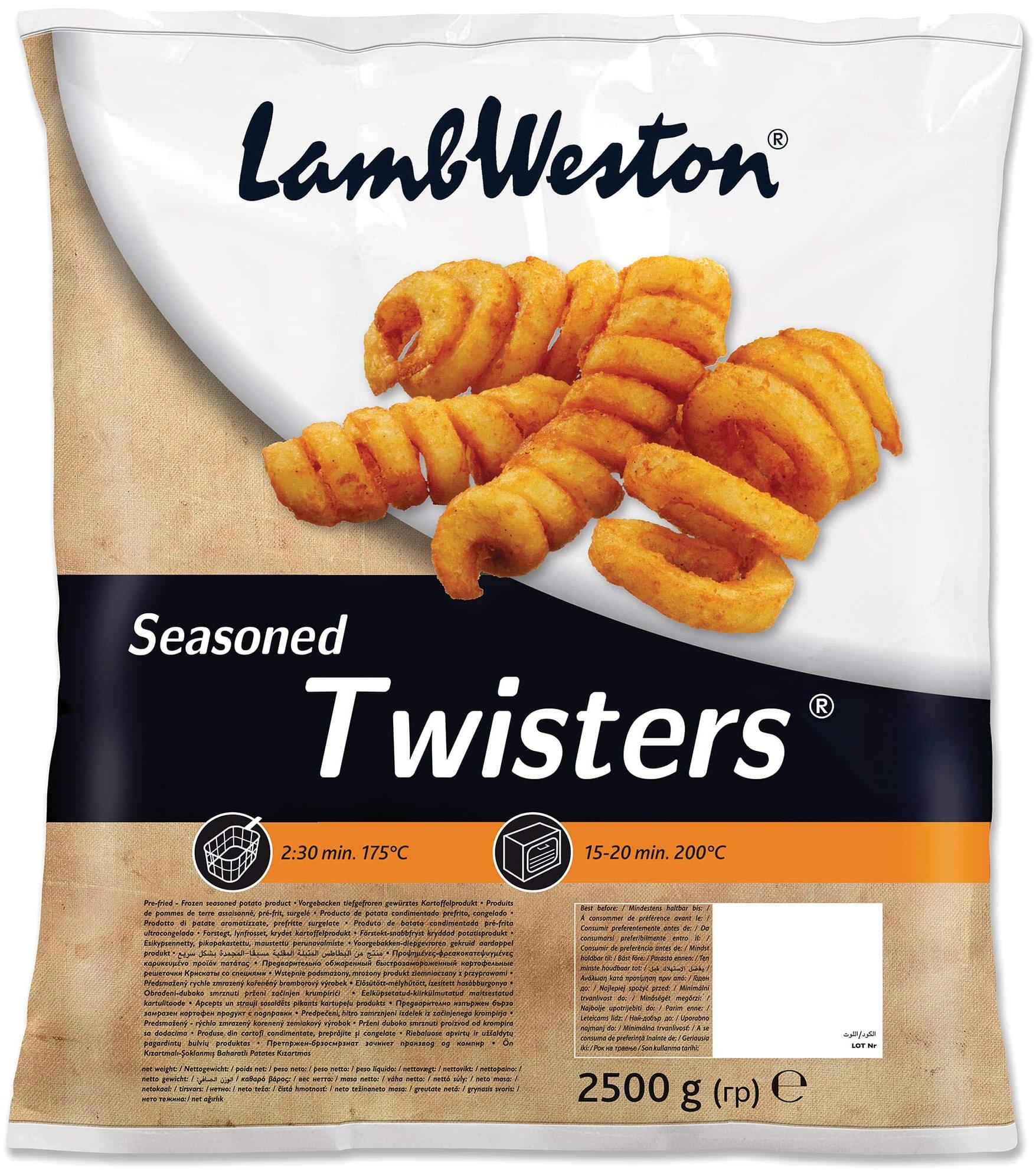 Twisters Seasoned 2500g Twisters Seasoned 2500g
