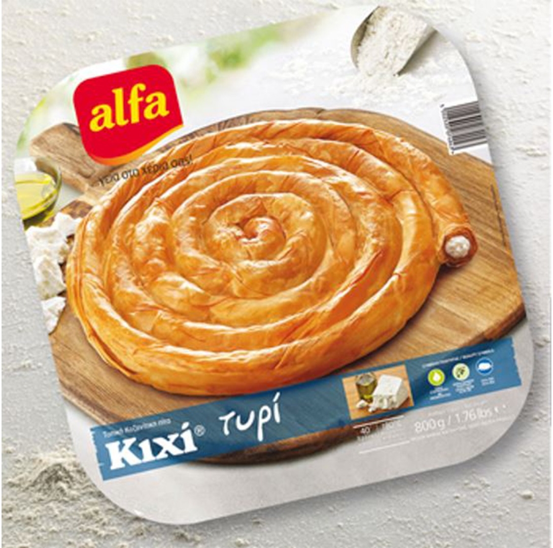 Alfa Kixi Pie Tray With Feta Cheese 800g Alfa Kixi Pie Tray With Feta Cheese 800g