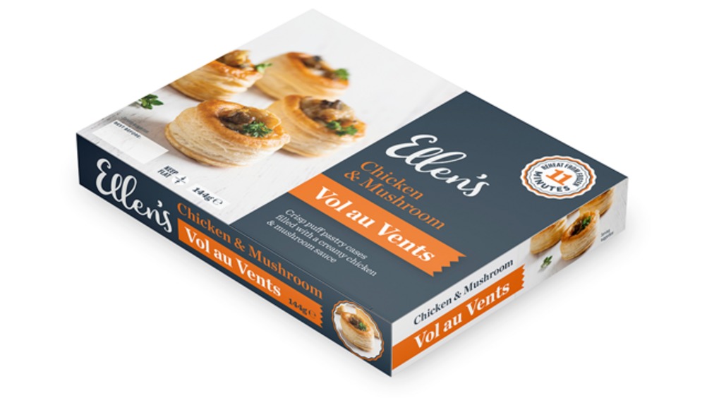 Chicken & mushroom mini vol au vents 144g Chicken & mushroom mini vol au vents 144g
