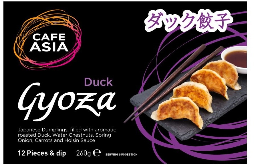Duck gyoza 12 x 20g & Dip 20g Duck gyoza 12 x 20g & Dip 20g