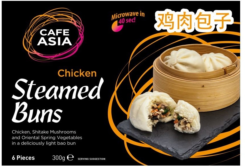 Chicken steamed buns 6 x 50g 300g Chicken steamed buns 6 x 50g 300g