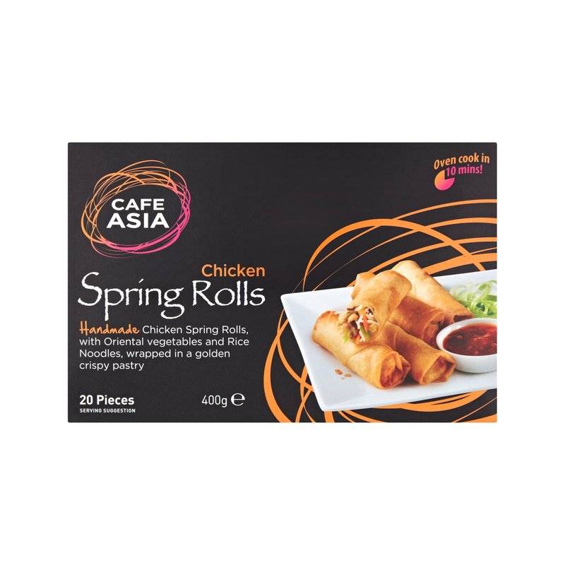 Mini chicken spring rolls 400g Mini chicken spring rolls 400g