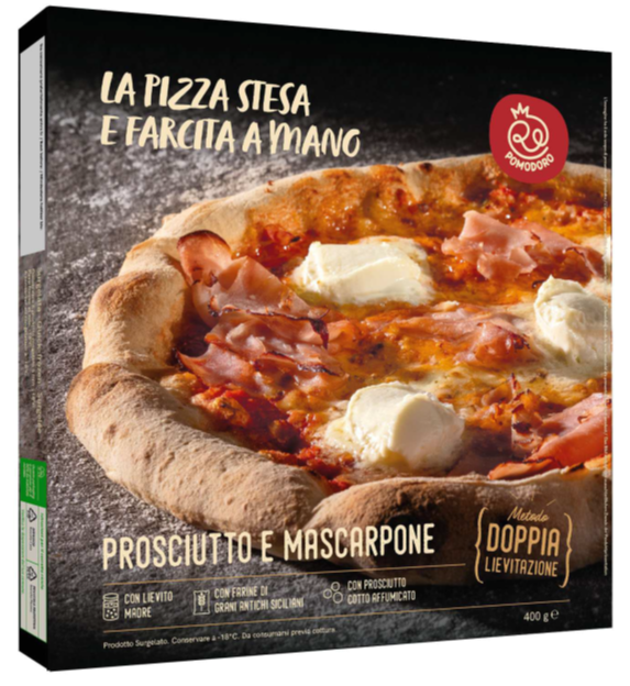 Pizza Prosciutto and Mascarpone 410g Pizza Prosciutto and Mascarpone 410g