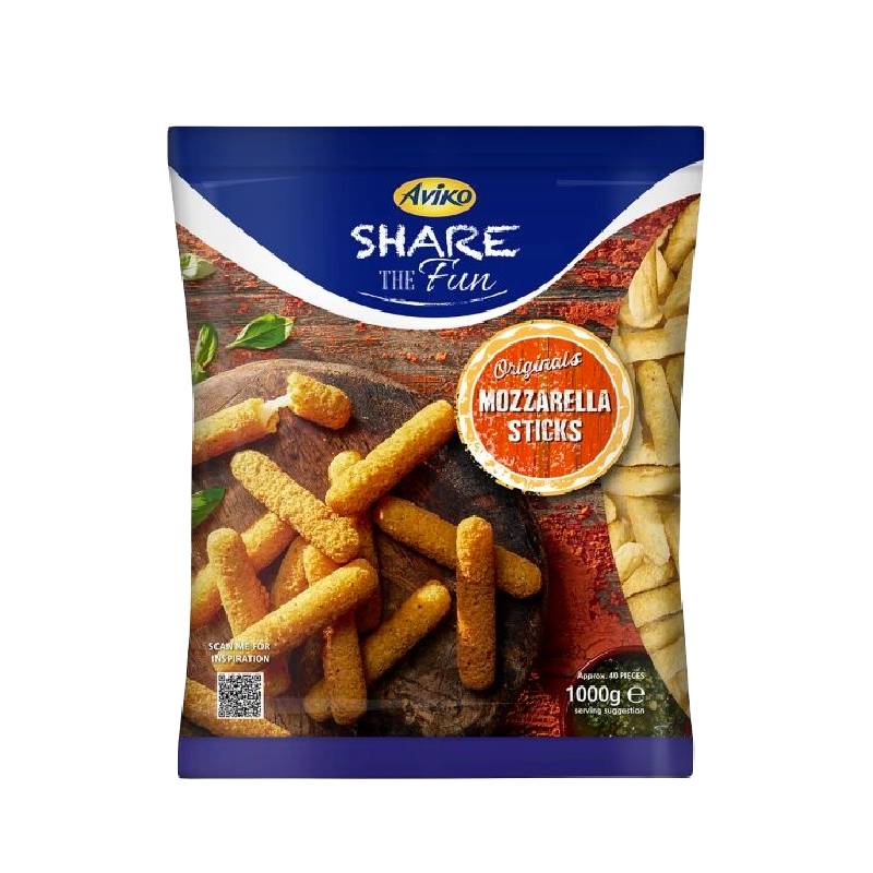 AVIKO MOZARELLA FINGERS 1000G AVIKO MOZARELLA FINGERS 1000G