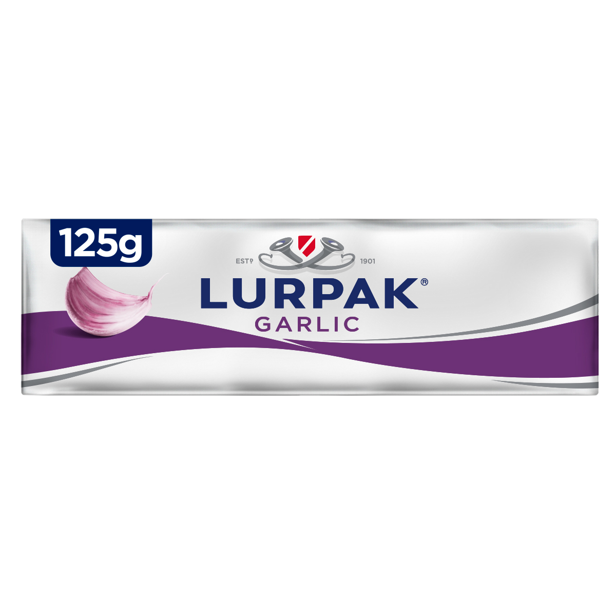 Lurpak αλατισμένο βούτυρο με σκόρδο 125g Lurpak αλατισμένο βούτυρο με σκόρδο 125g