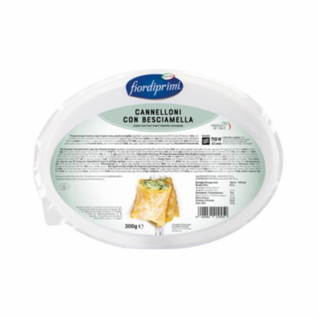 Fiordiprimi Canelloni with bechamel sauce 300g Fiordiprimi Canelloni with bechamel sauce 300g