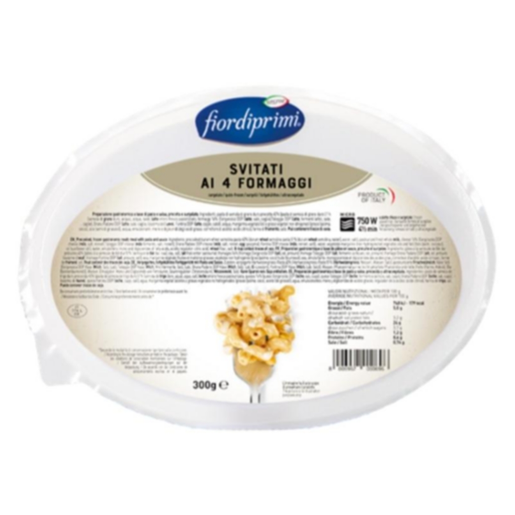 Fiordiprimi Ζυμαρικά με 4 τυριά και σάλτσα 400g Fiordiprimi Ζυμαρικά με 4 τυριά και σάλτσα 400g