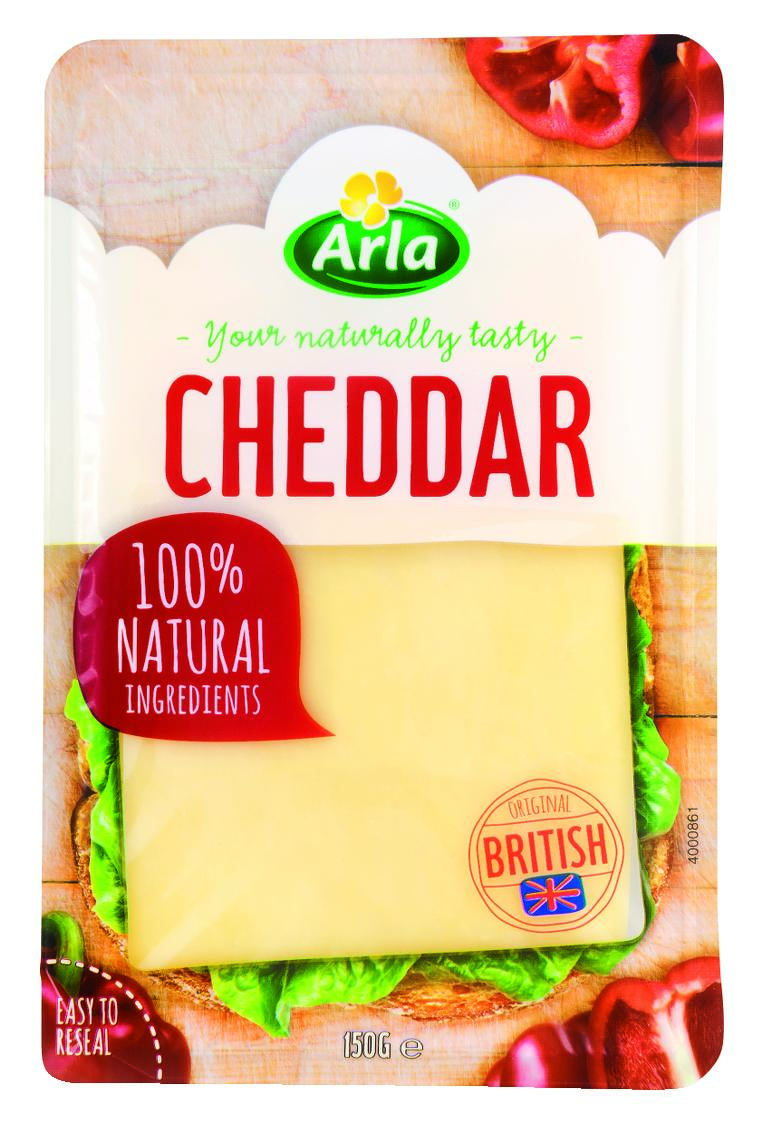 Arla Τυρί Τσένταρ σε φέτες 150g Arla Τυρί Τσένταρ σε φέτες 150g