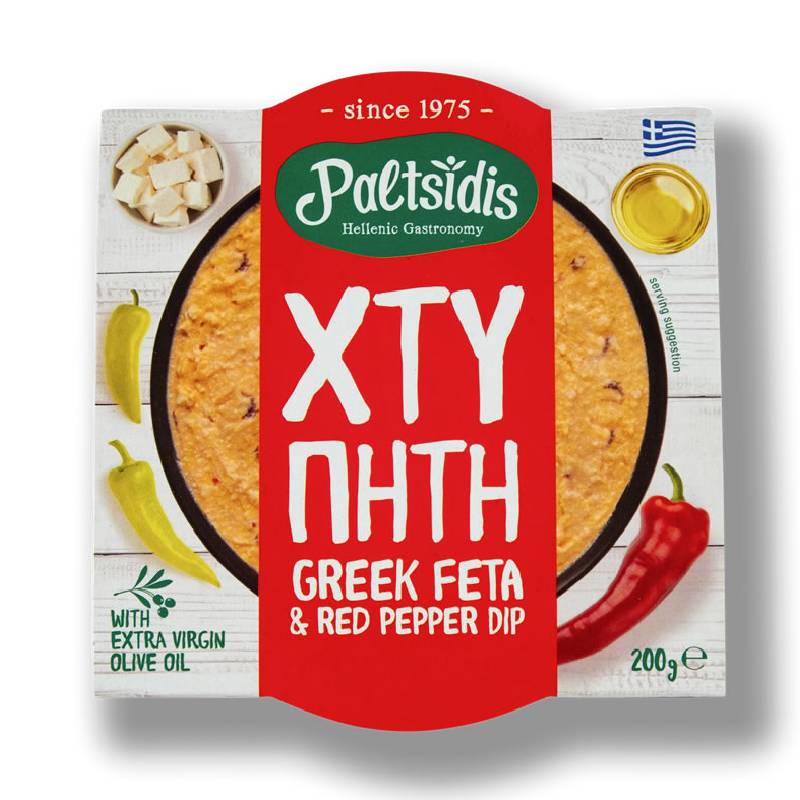 Greek Feta & Red Pepper Dip Paltsides 360g Greek Feta & Red Pepper Dip Paltsides 360g