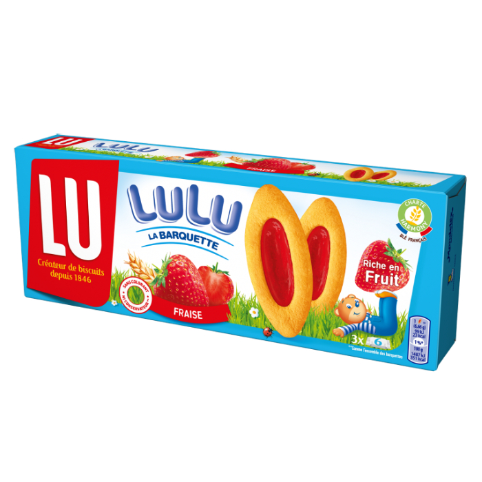 Lulu Barquette fraise 120g Lulu Barquette fraise 120g
