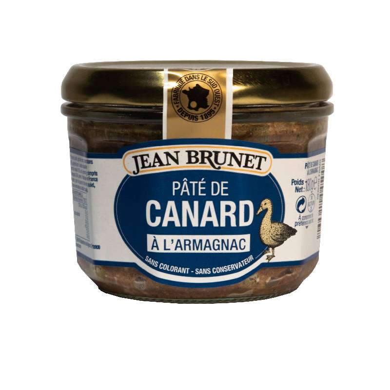 Jean Brunet Duck & Armagnac Pate 185g Jean Brunet Duck & Armagnac Pate 185g