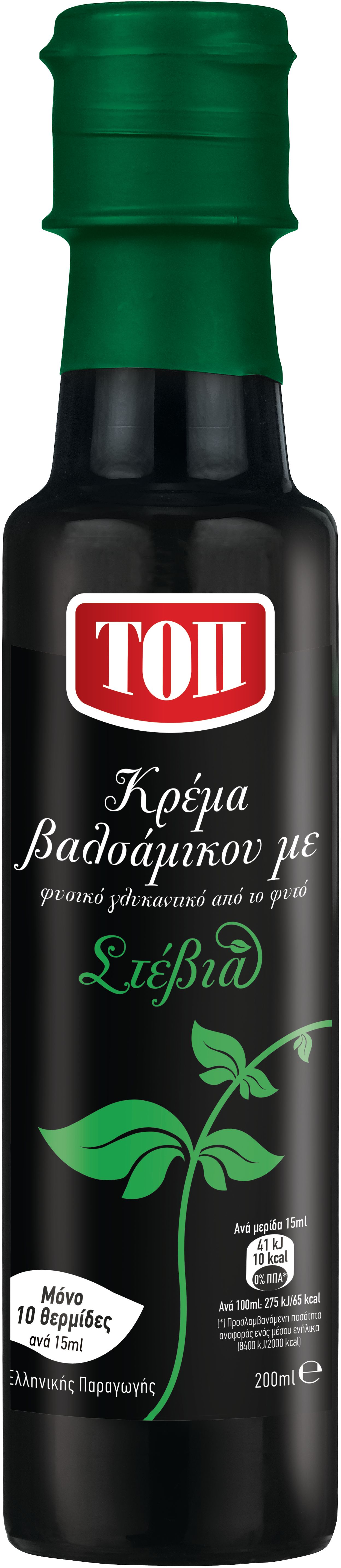 TOP Balsamic Cream Stevia Pet 200ml TOP Balsamic Cream Stevia Pet 200ml