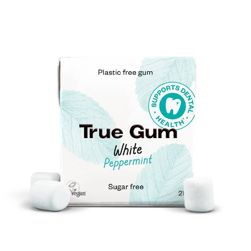 Peppermint white gum 21g Peppermint white gum 21g