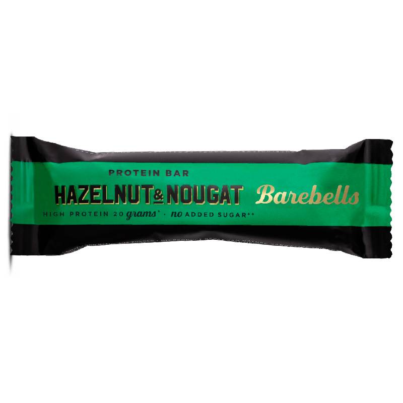 Barebells Hazelnut & Nougat Bar 55g Barebells Hazelnut & Nougat Bar 55g