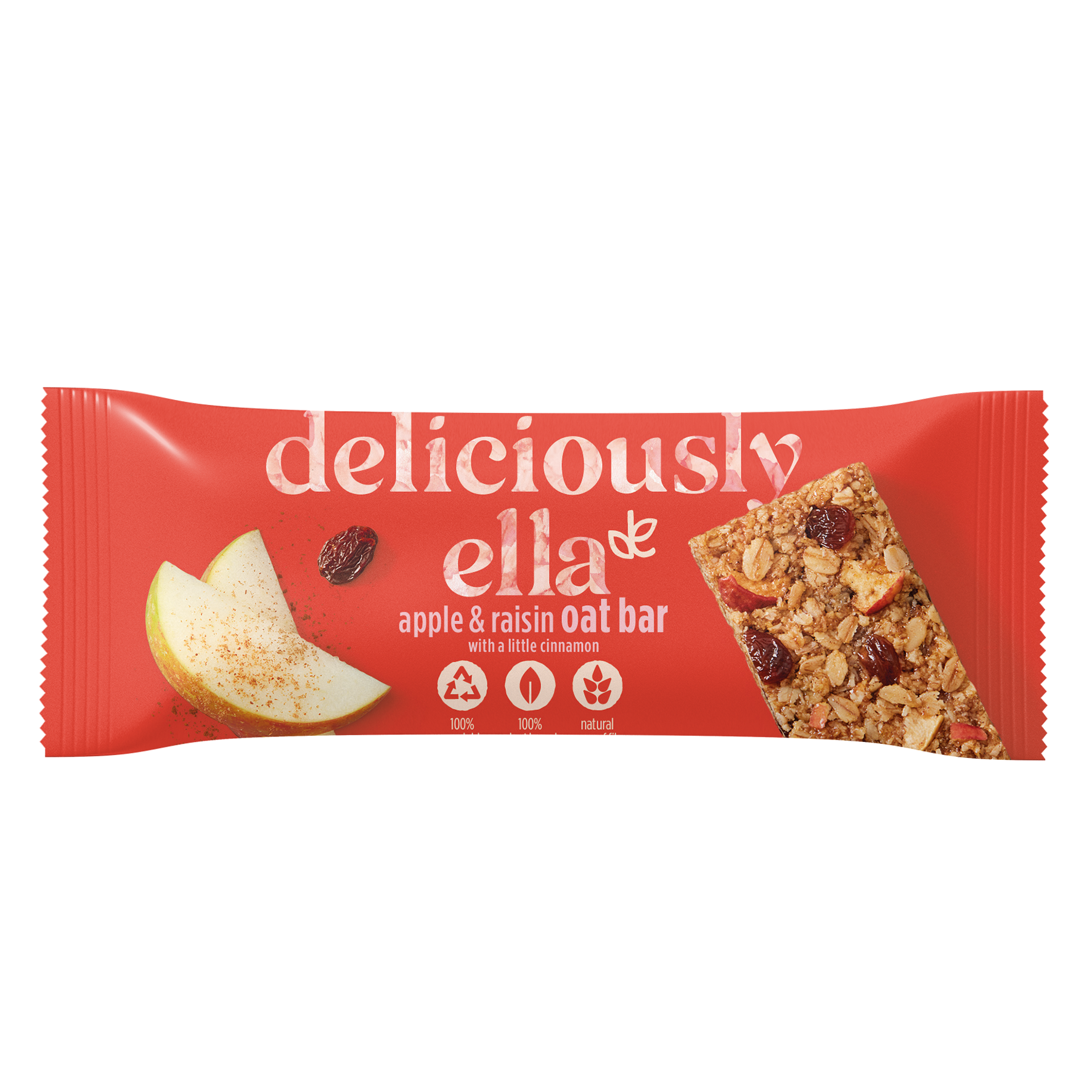 Deliciously Ella μπάρα βρώμης μήλο, σταφίδες & κανέλα 50g Deliciously Ella μπάρα βρώμης μήλο, σταφίδες & κανέλα 50g