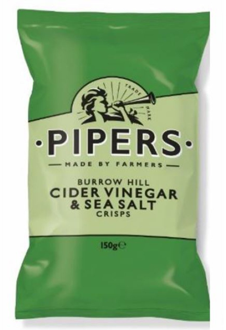Pipers Τσιπς με μηλόξυδο & αλάτι 150g Pipers Τσιπς με μηλόξυδο & αλάτι 150g