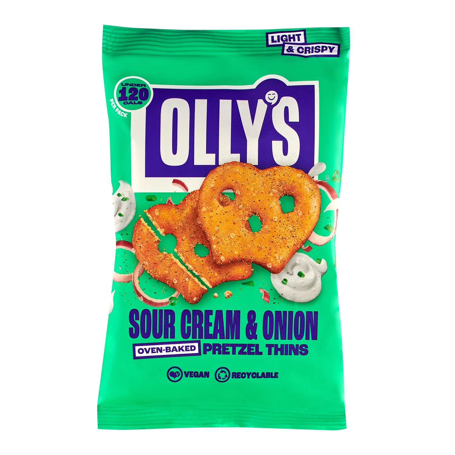 Olly's Pretzels Sour Cream & Onion 35g Olly's Pretzels Sour Cream & Onion 35g