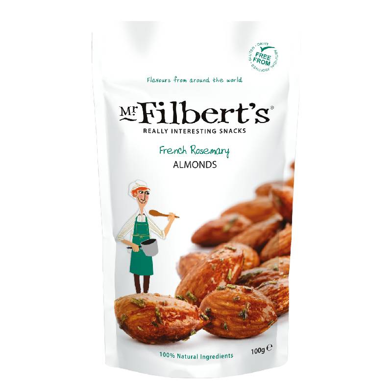 Μr Filberts French Rosemary Almonds 100g Μr Filberts French Rosemary Almonds 100g