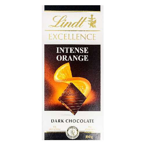LINDT EXCELLENCE DARK ORANGE 100gr LINDT EXCELLENCE DARK ORANGE 100gr